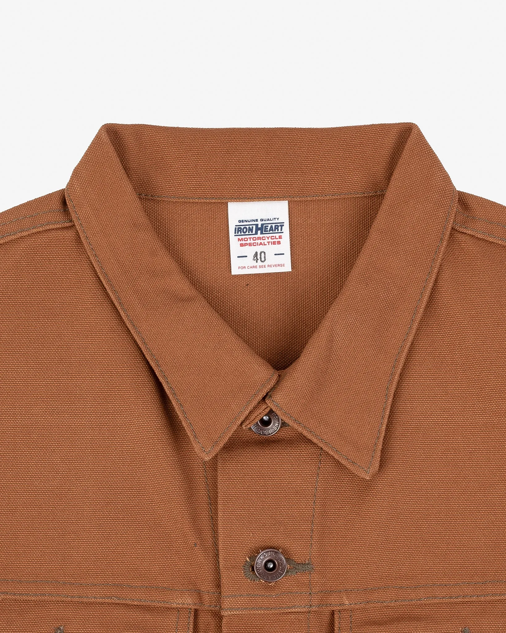 17oz Duck Modified Type III Vest - Brown