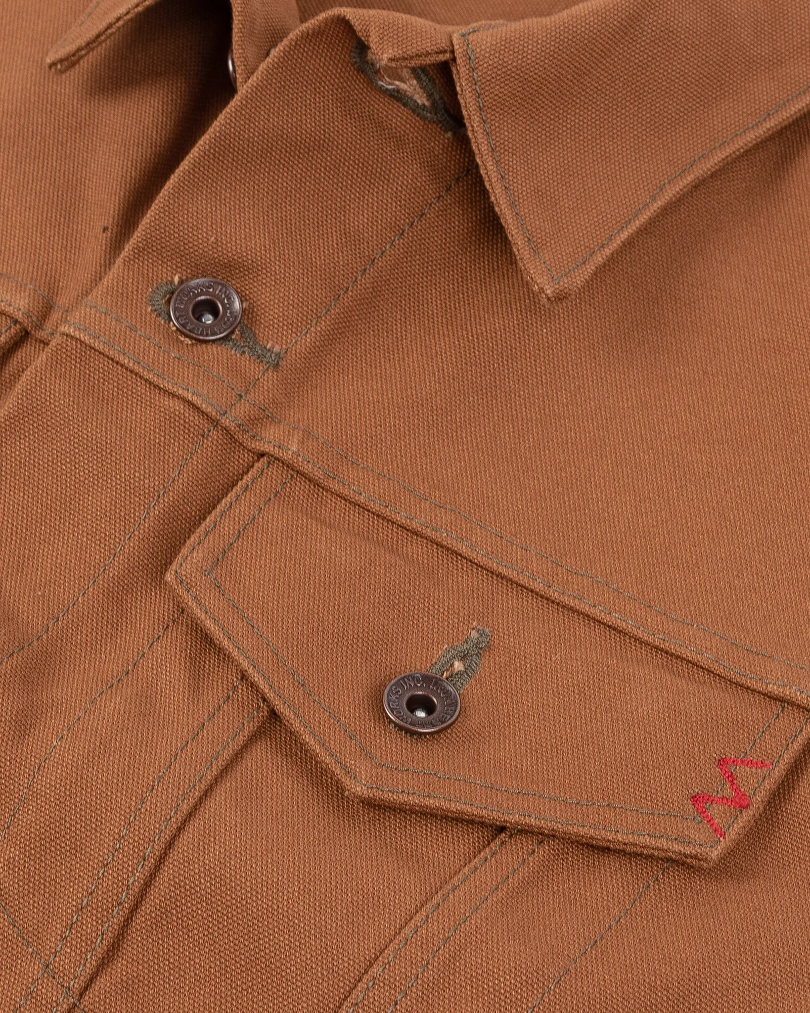 17oz Duck Modified Type III Vest - Brown