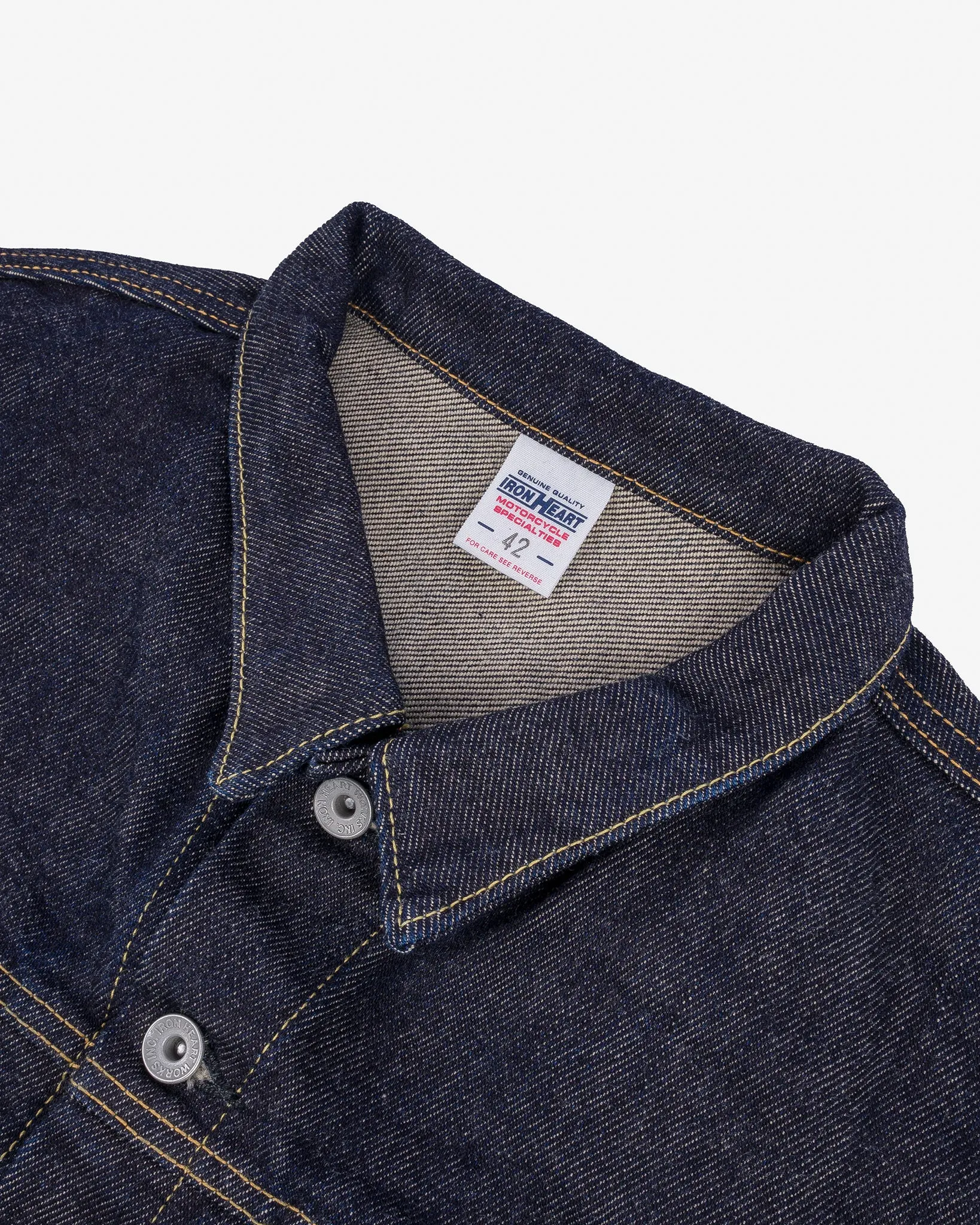 21oz Selvedge Denim Modified Type III Vest - Indigo