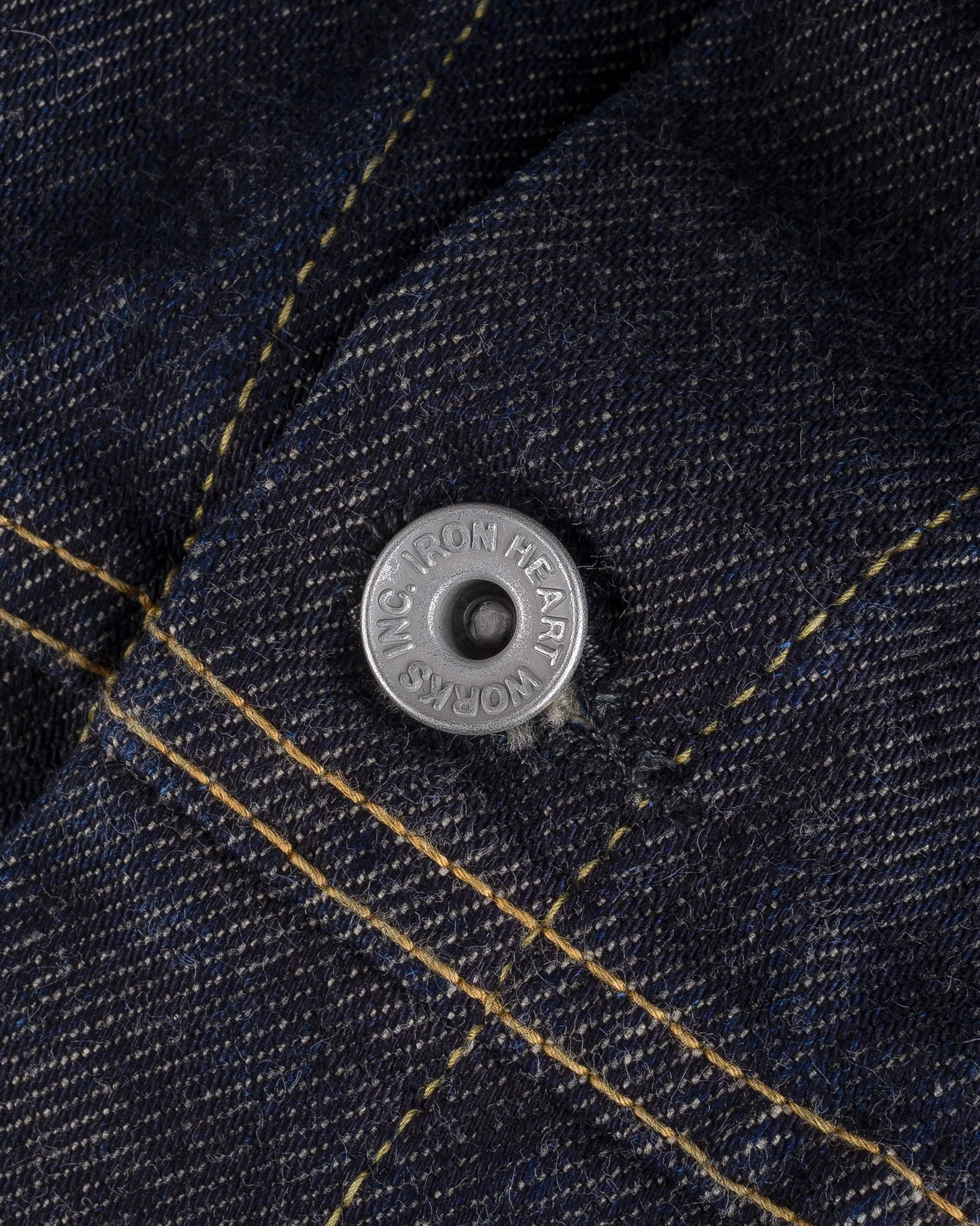21oz Selvedge Denim Modified Type III Vest - Indigo