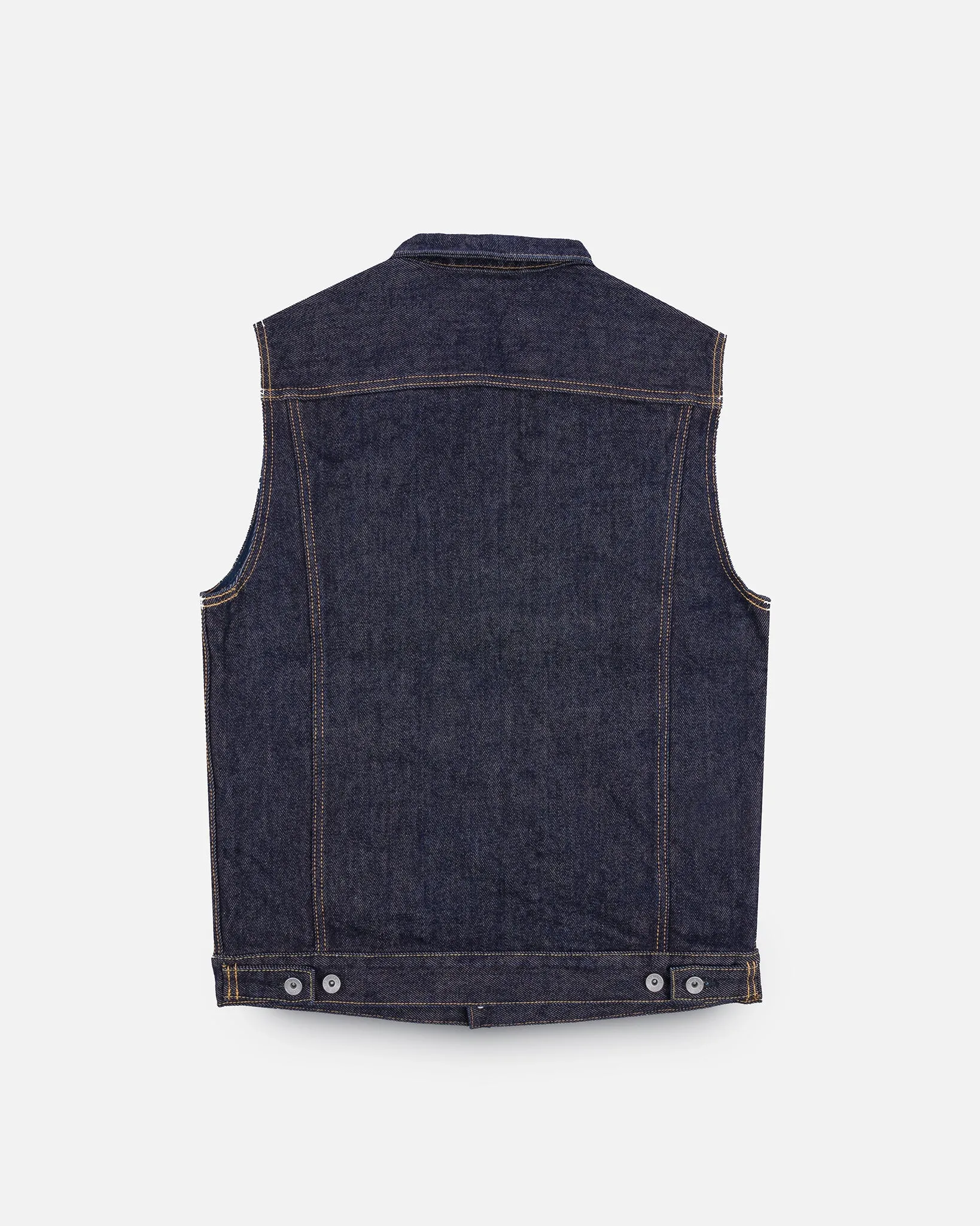 21oz Selvedge Denim Modified Type III Vest - Indigo