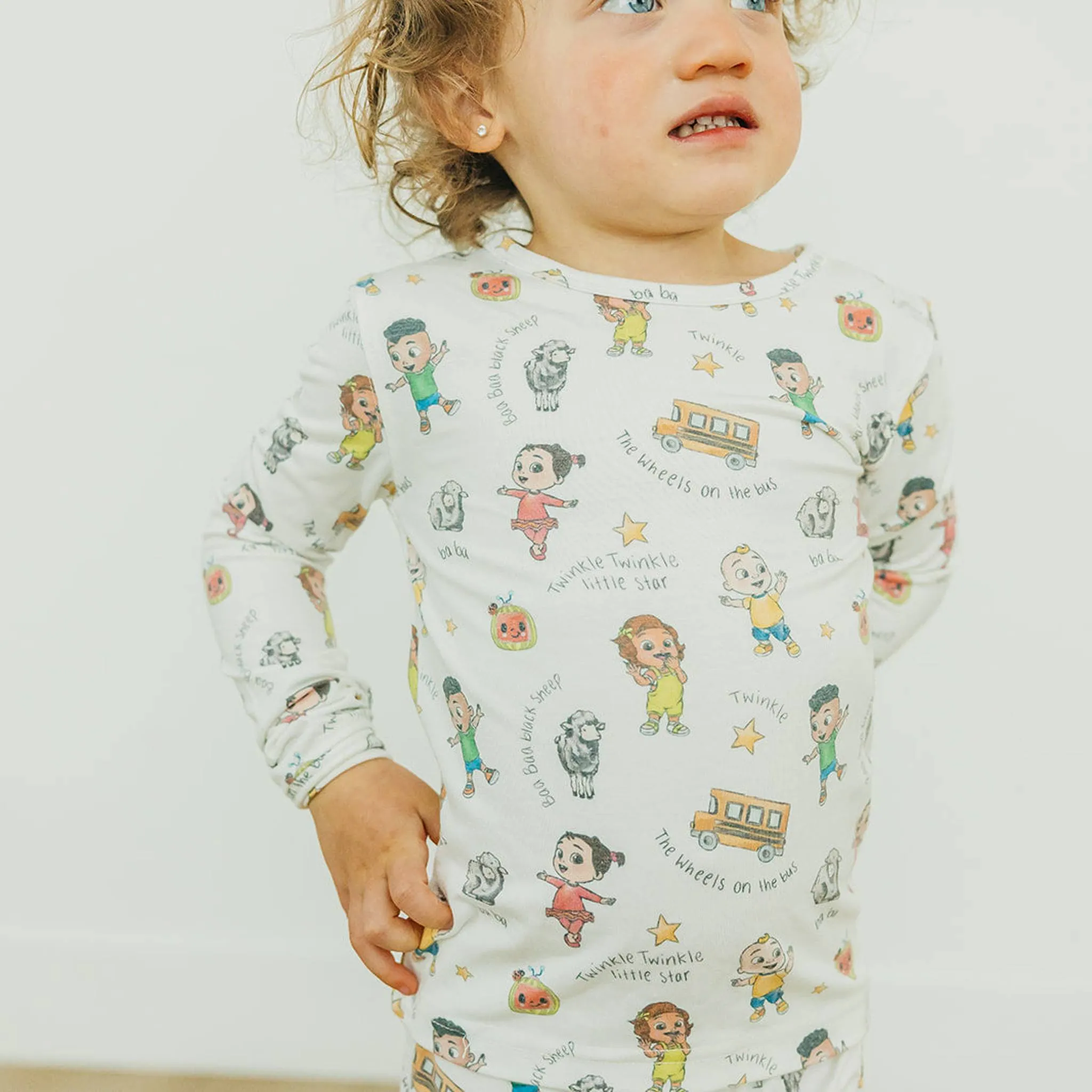 2pc Long Sleeve Pajama Set - CoComelon Friends