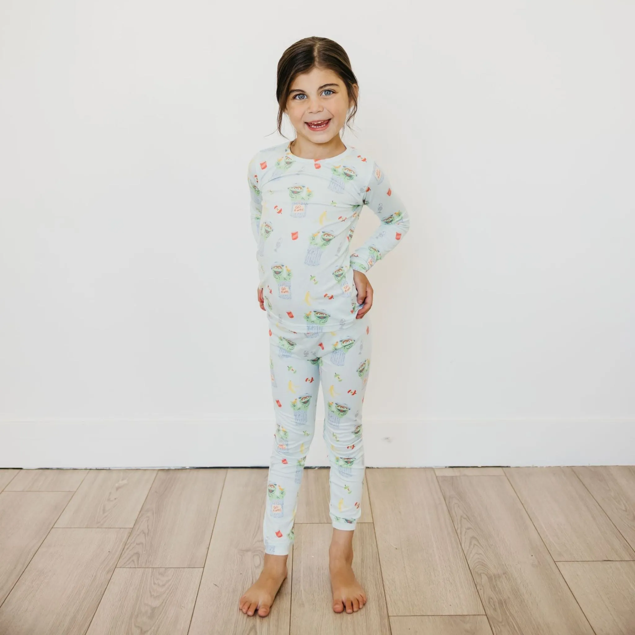 2pc Long Sleeve Pajama Set - Oscar the Grouch