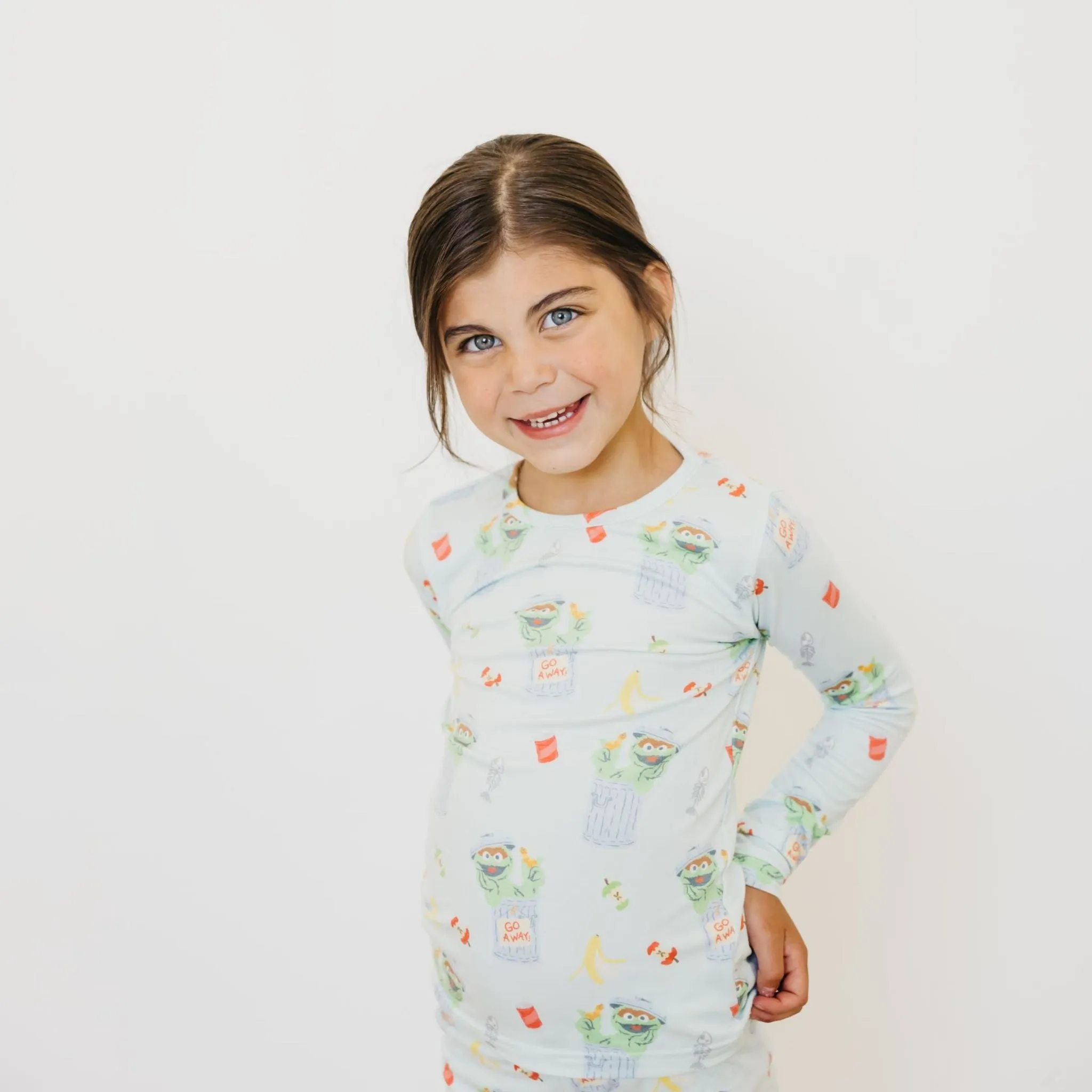 2pc Long Sleeve Pajama Set - Oscar the Grouch