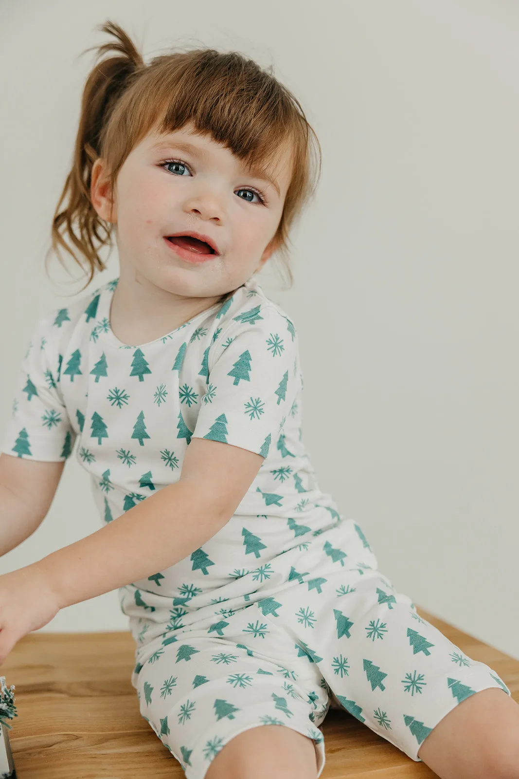 2pc Short Sleeve Pajama Set - Alps