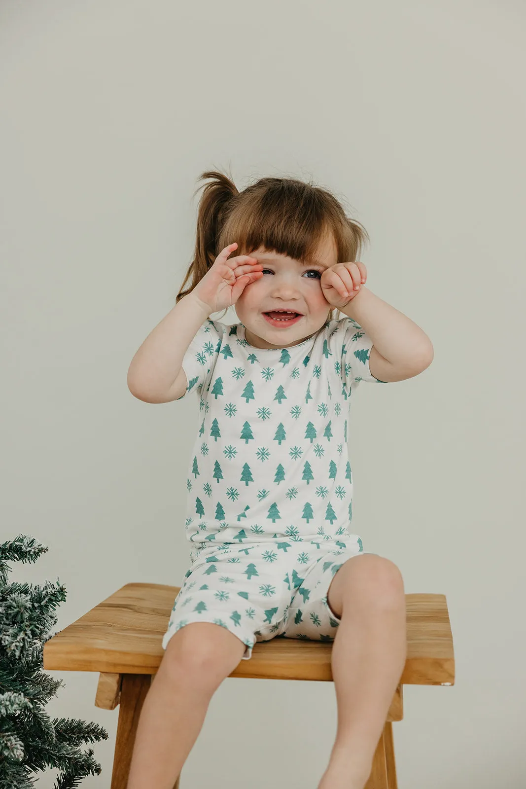2pc Short Sleeve Pajama Set - Alps
