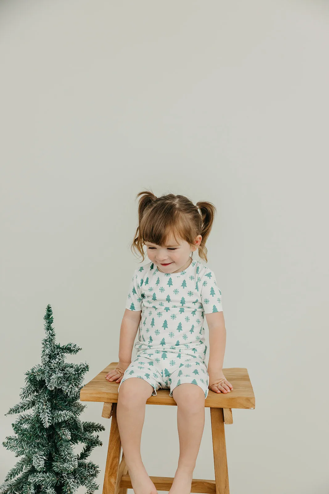 2pc Short Sleeve Pajama Set - Alps