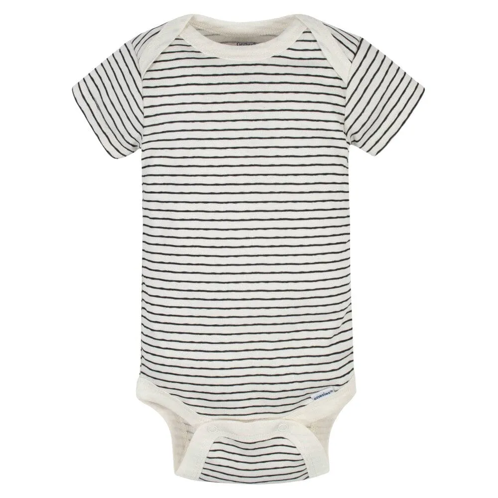 5-Pack Baby Boys Dino Short Sleeve Onesies® Bodysuits