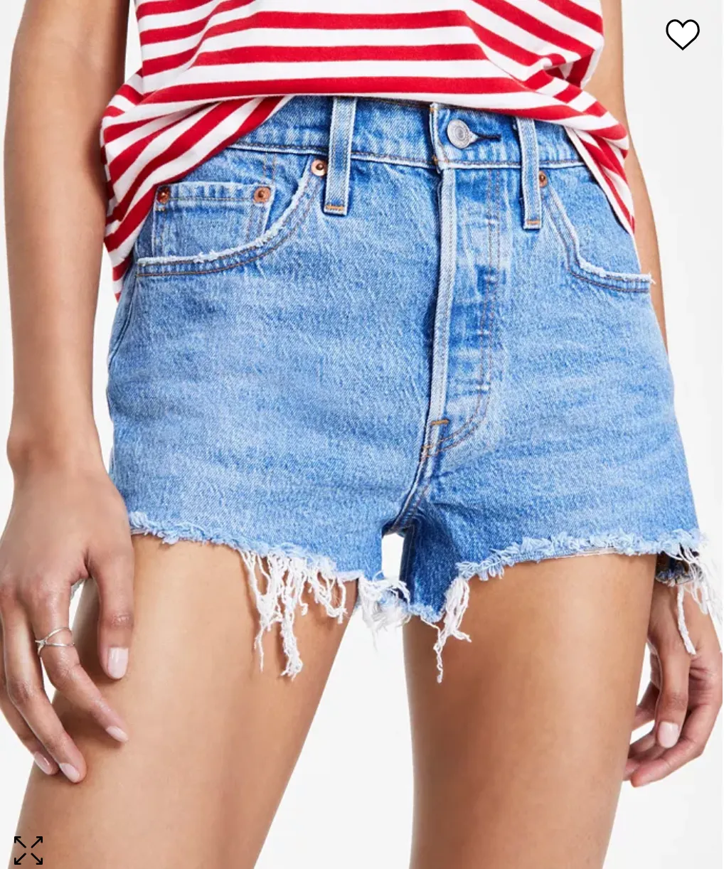 501 High Rise Shorts