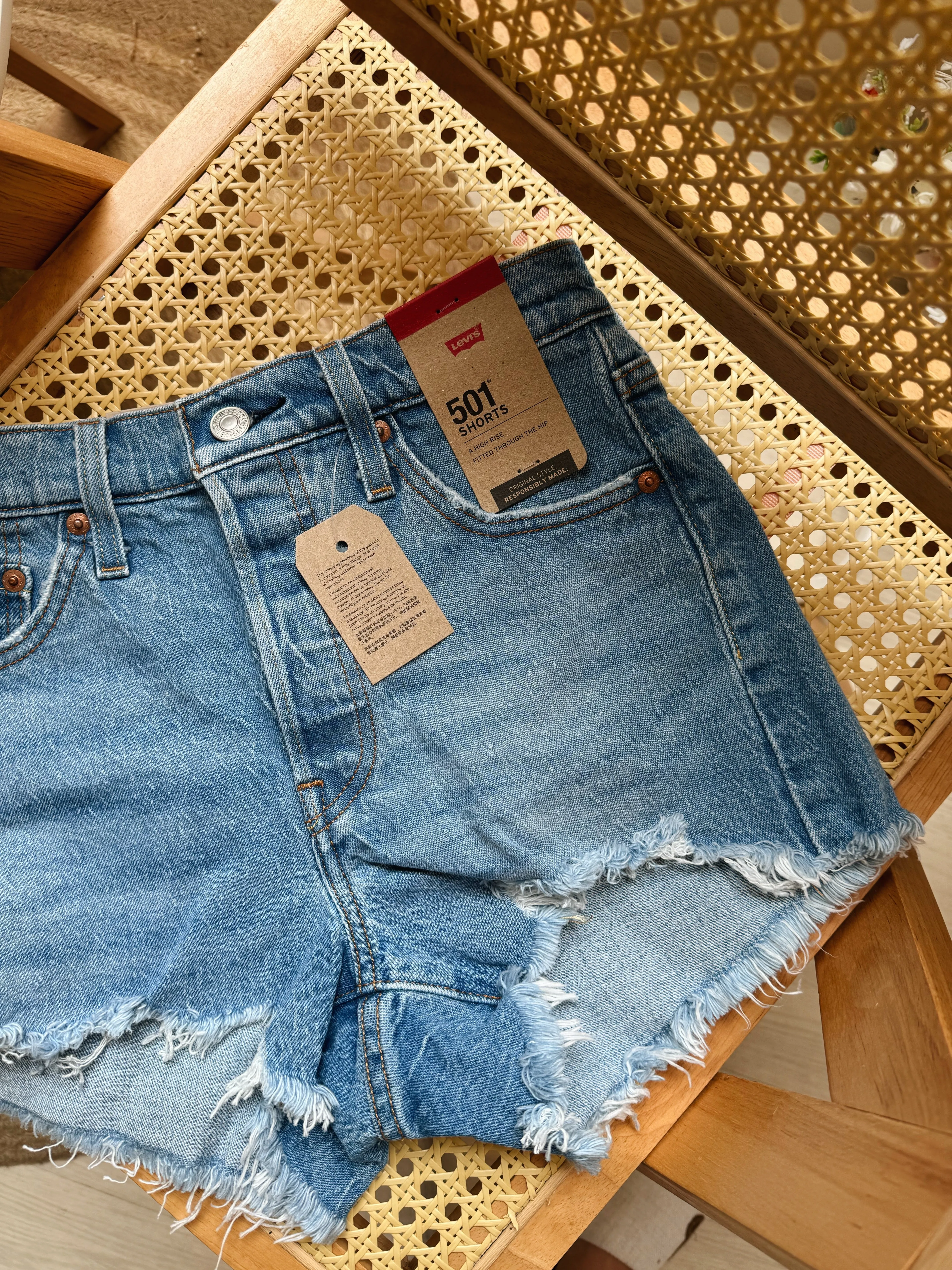 501 High Rise Shorts