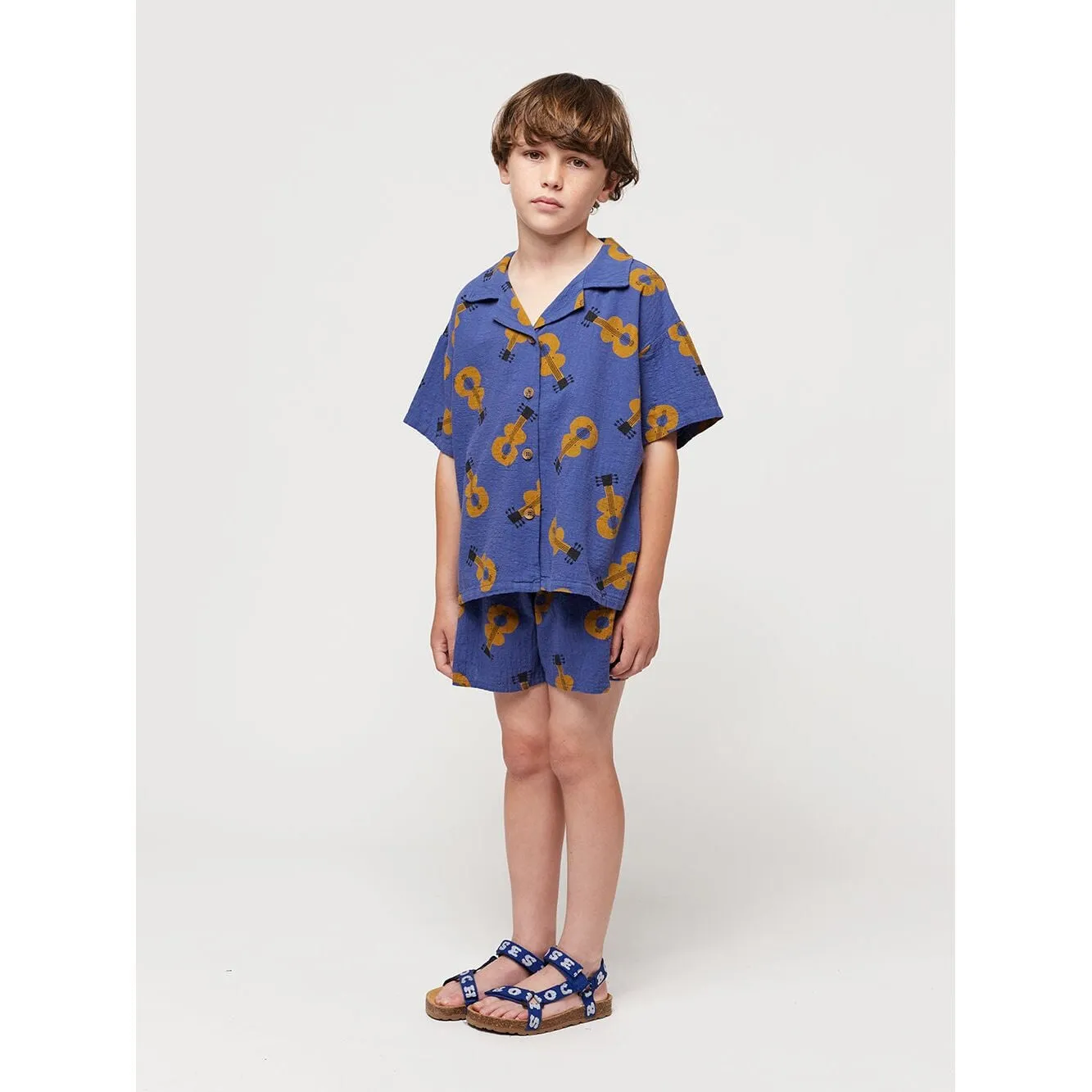 Acoustic Guitar All Over Woven Shorts