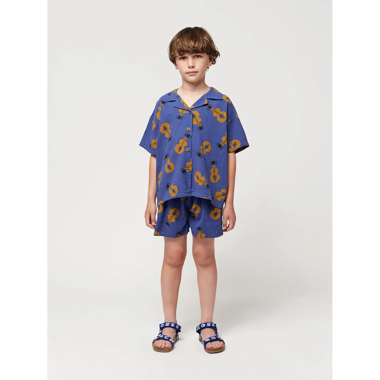 Acoustic Guitar All Over Woven Shorts
