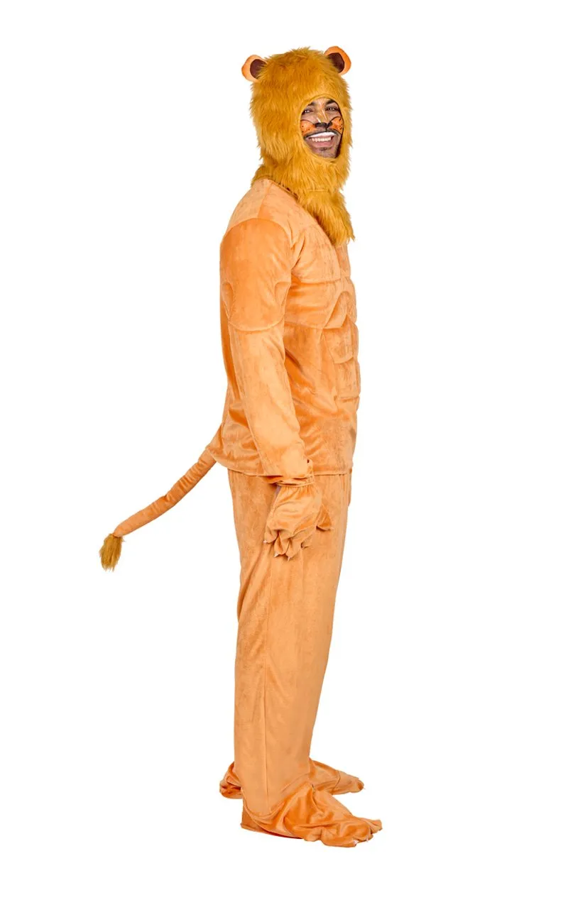 Adult Muscle Lion Costume