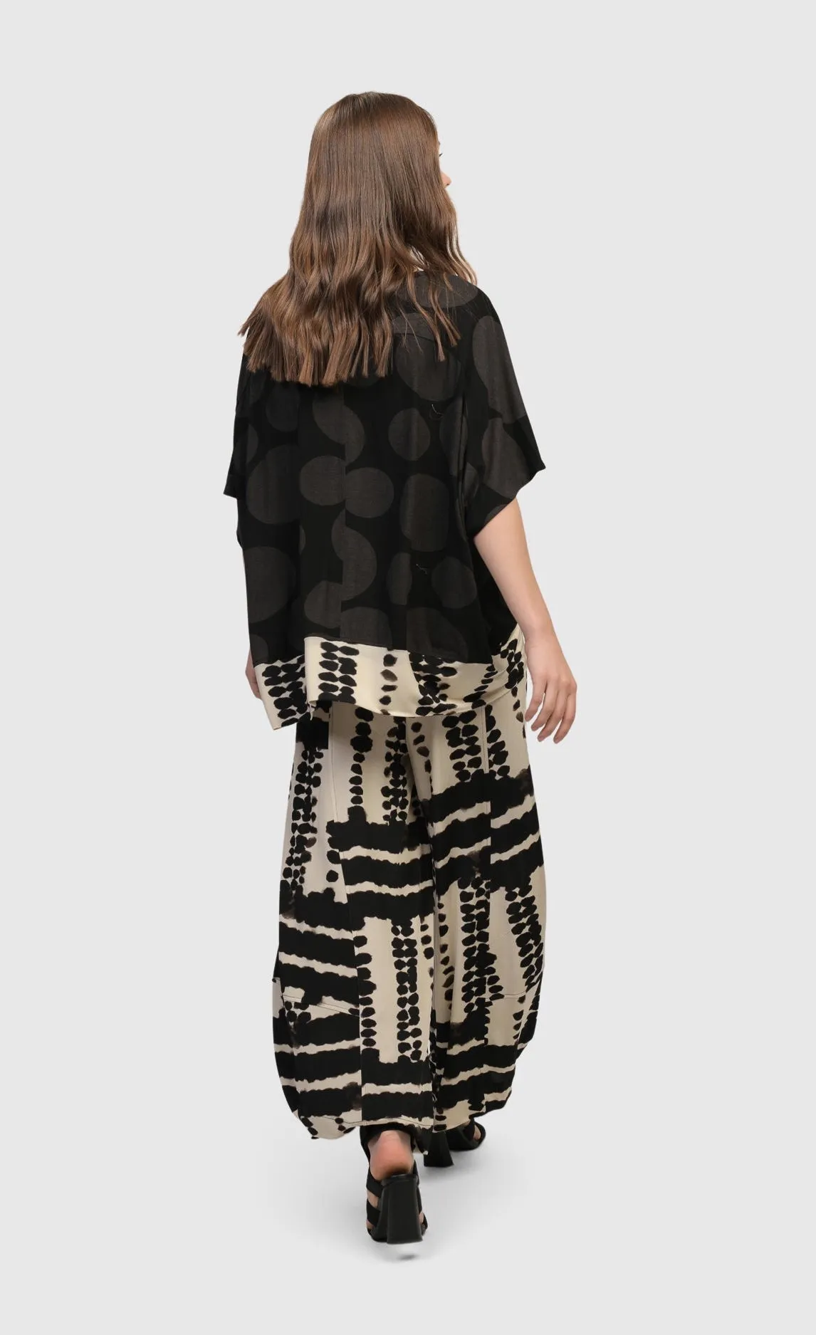 Alembika Brown Nomad Oversized Top