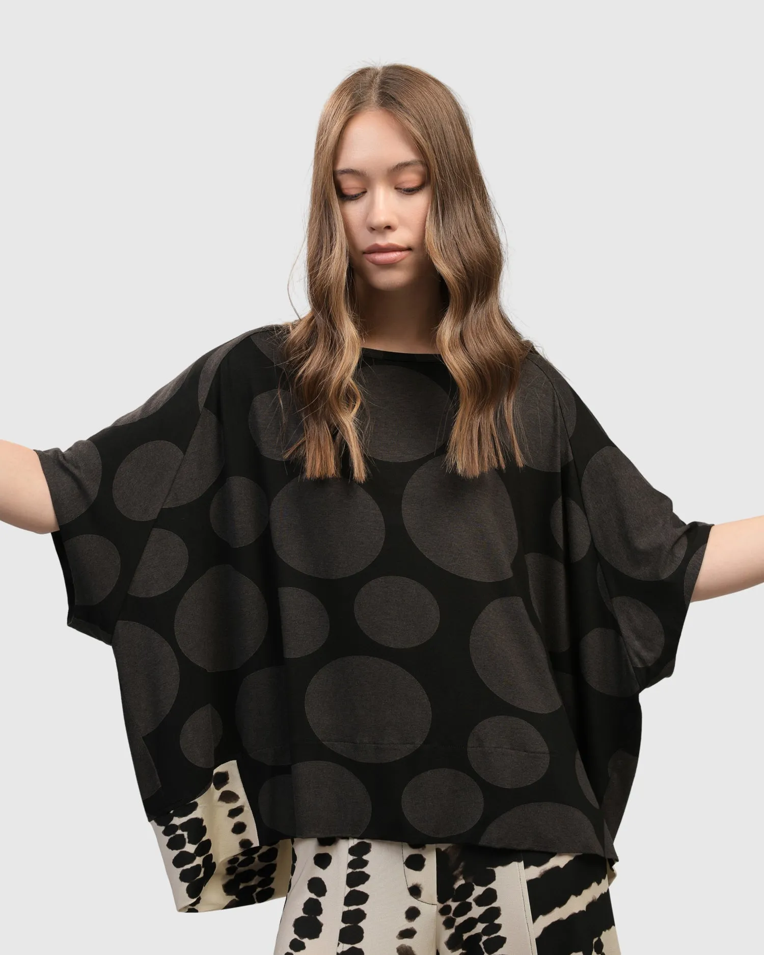 Alembika Brown Nomad Oversized Top