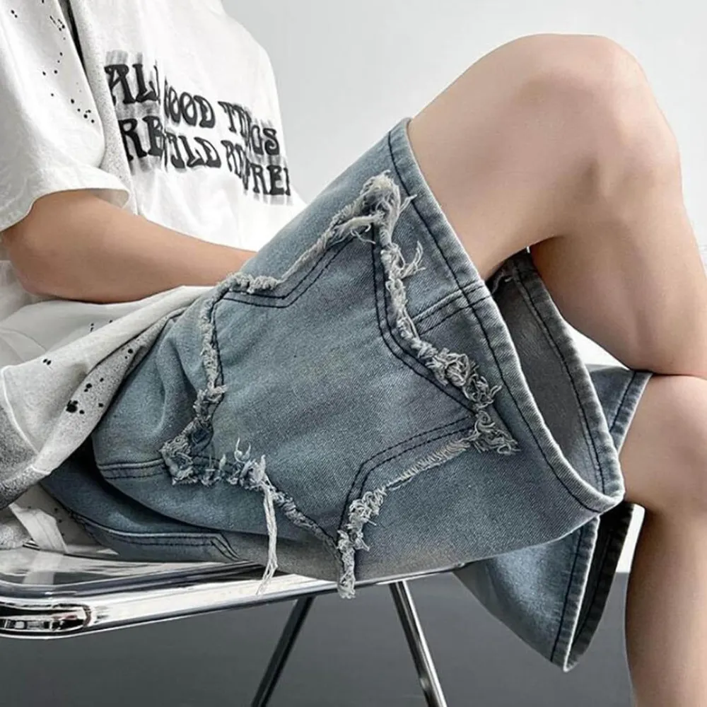 American Star Distressed Denim Shorts