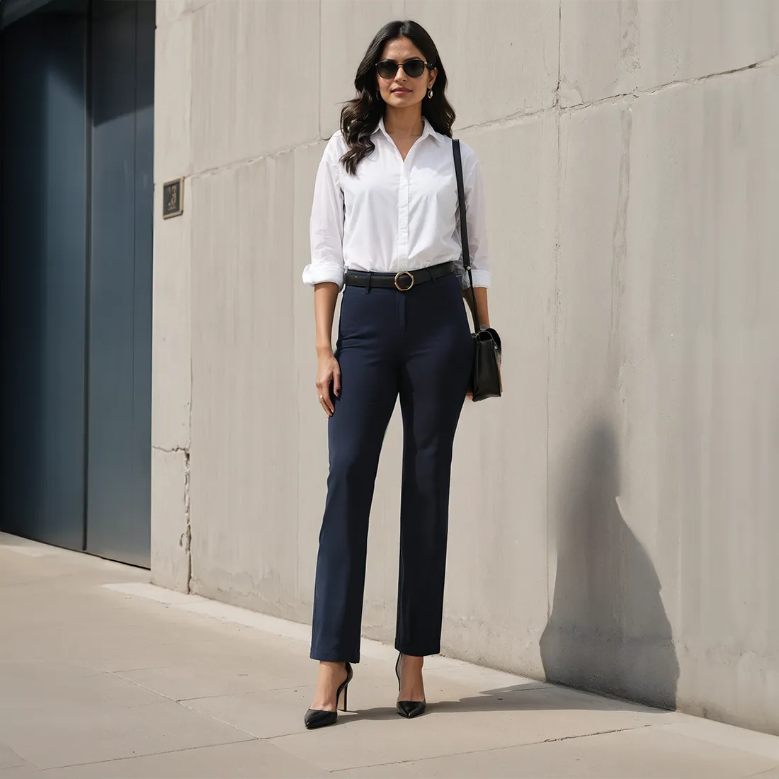 AM:PM Air Flare Trousers - Cotton Tall