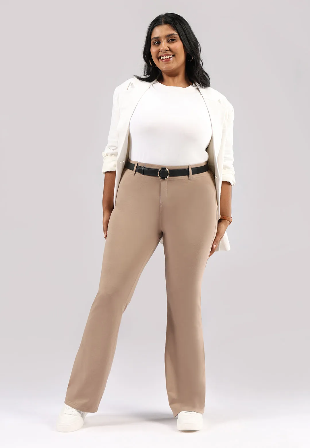 AM:PM Air Flare Trousers - Cotton Tall