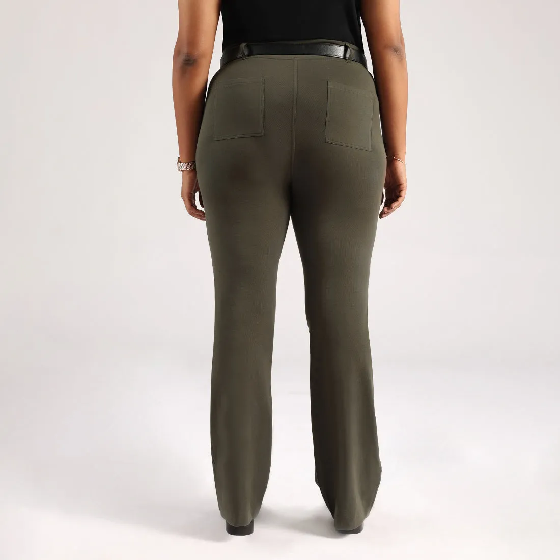AM:PM Air Flare Trousers - Cotton Tall