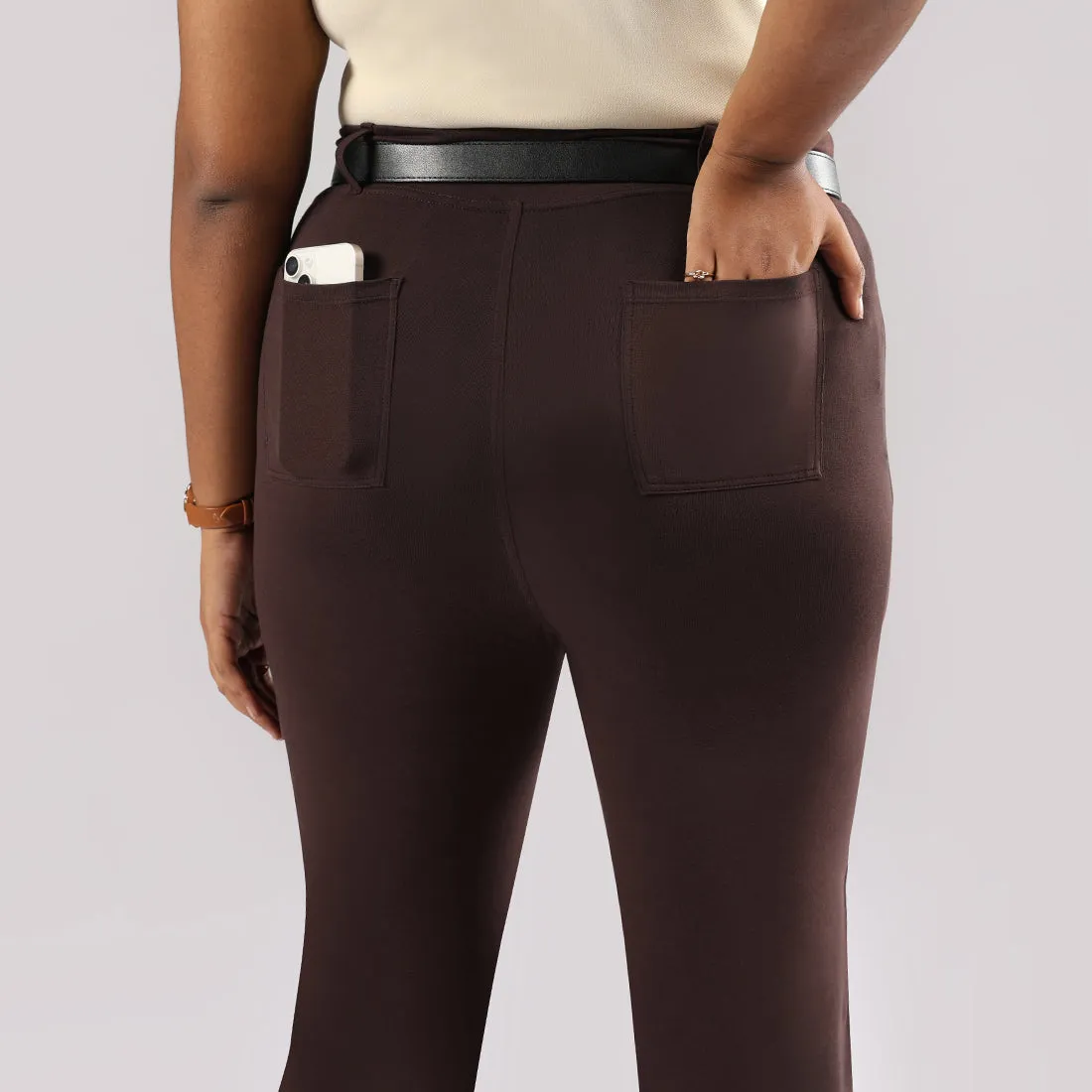 AM:PM Air Flare Trousers - Cotton Tall
