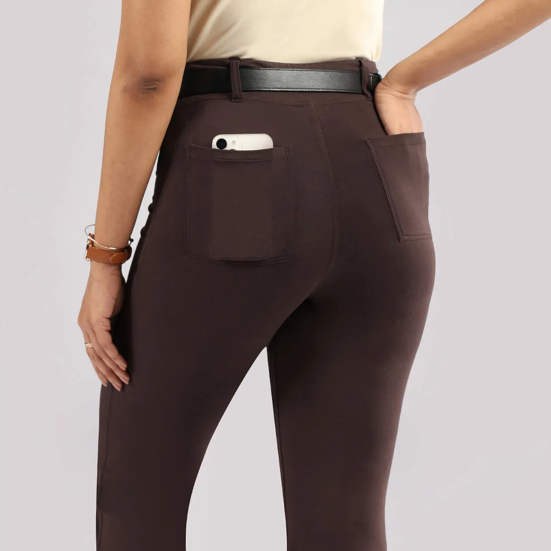 AM:PM Air Flare Trousers - Cotton Tall