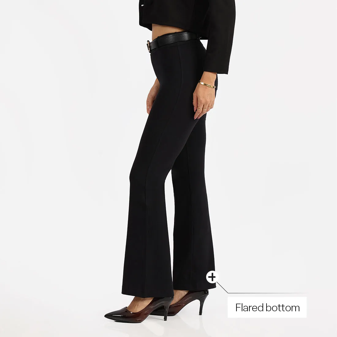 AM:PM Air Flare Trousers - Cotton Tall