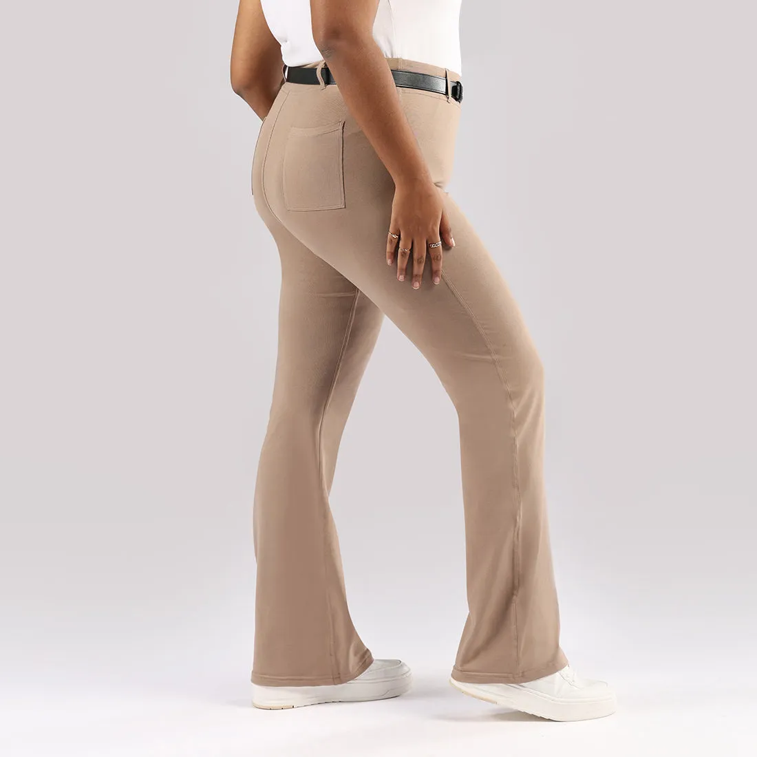 AM:PM Air Flare Trousers - Cotton Tall
