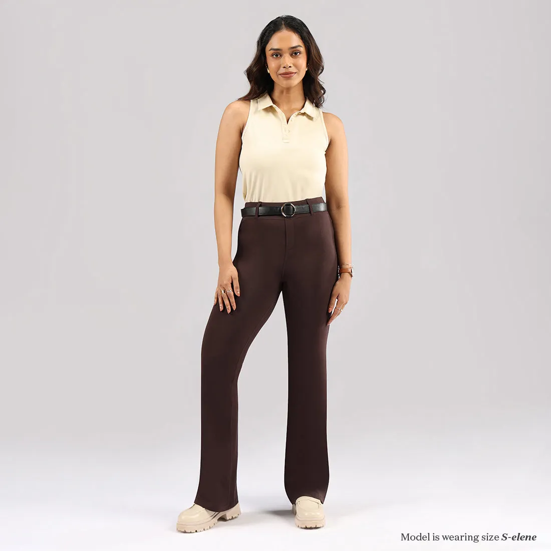 AM:PM Air Flare Trousers - Cotton Tall