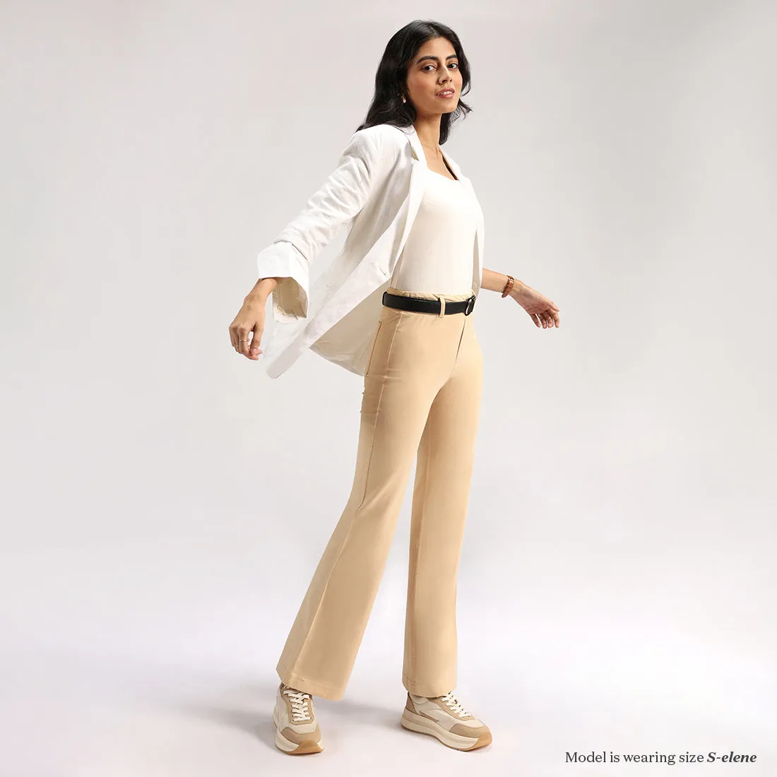AM:PM Air Flare Trousers - Cotton Tall