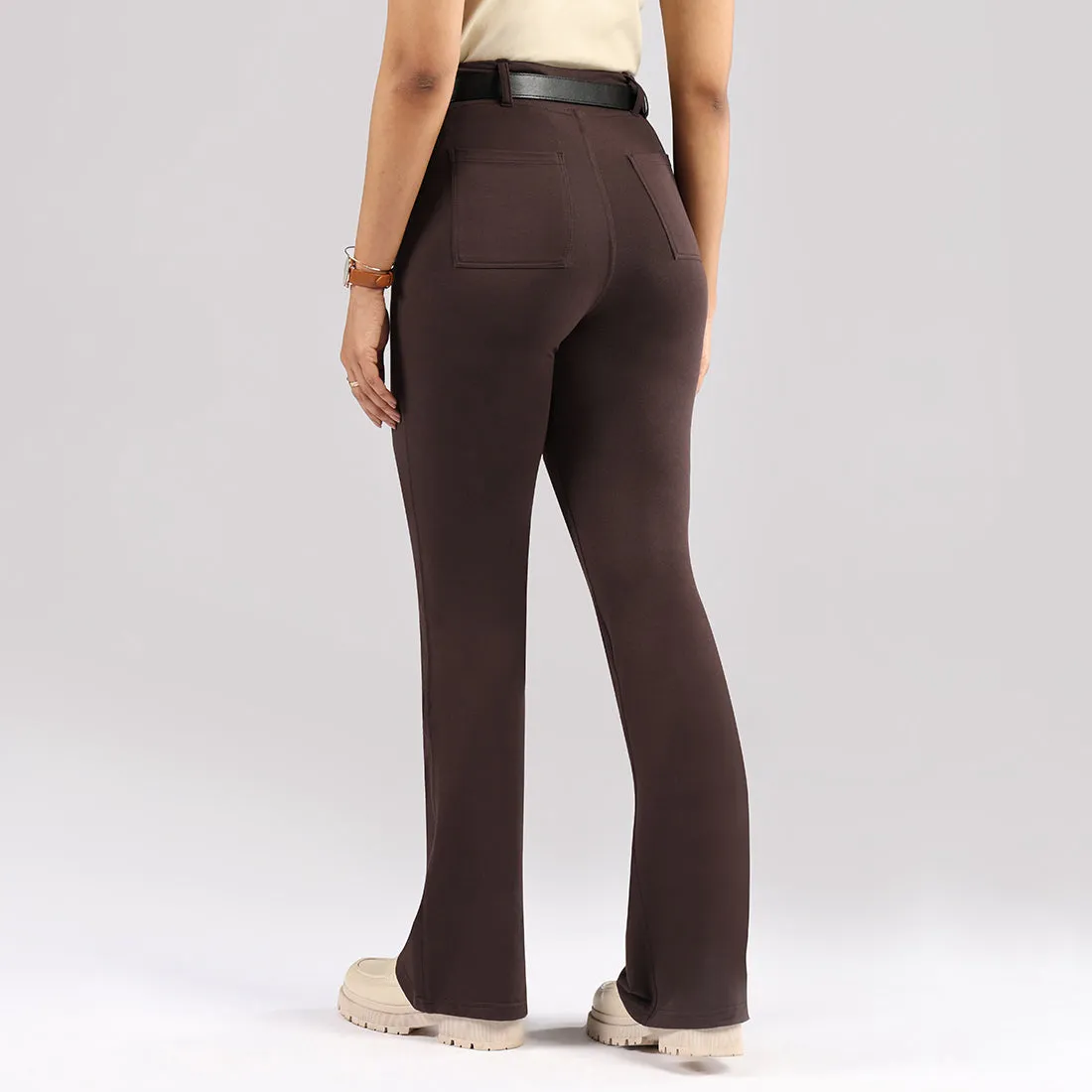 AM:PM Air Flare Trousers - Cotton Tall