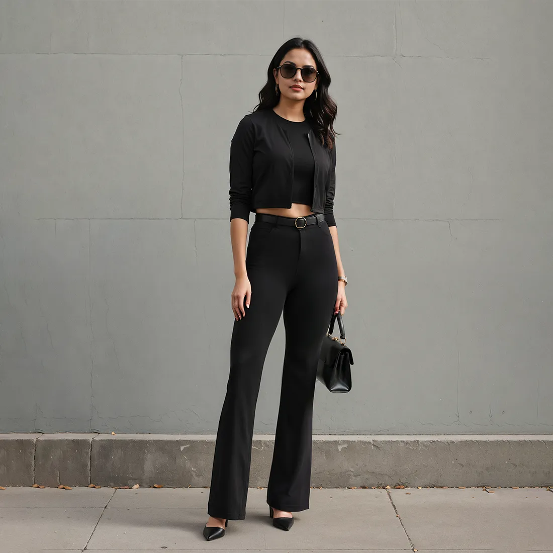 AM:PM Air Flare Trousers - Cotton Tall