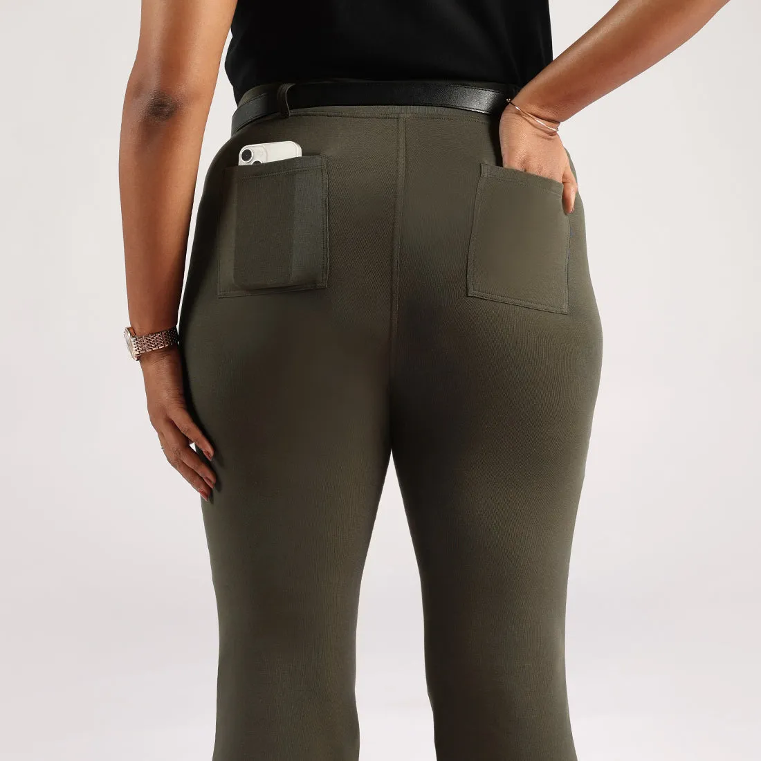 AM:PM Air Flare Trousers - Cotton Tall