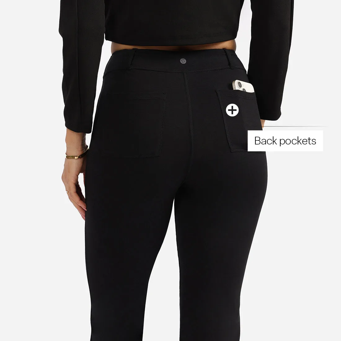 AM:PM Air Flare Trousers - Cotton Tall