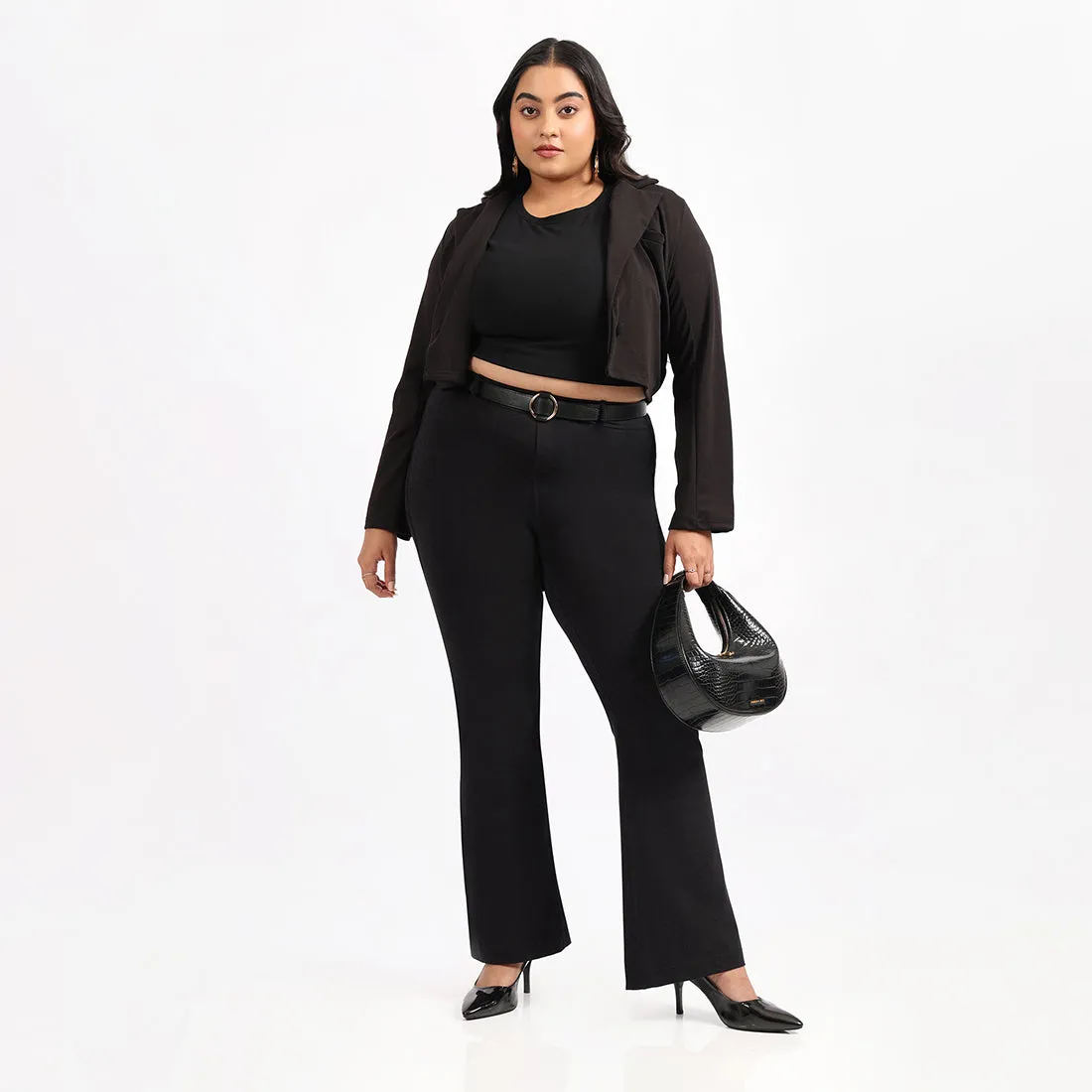 AM:PM Air Flare Trousers - Cotton