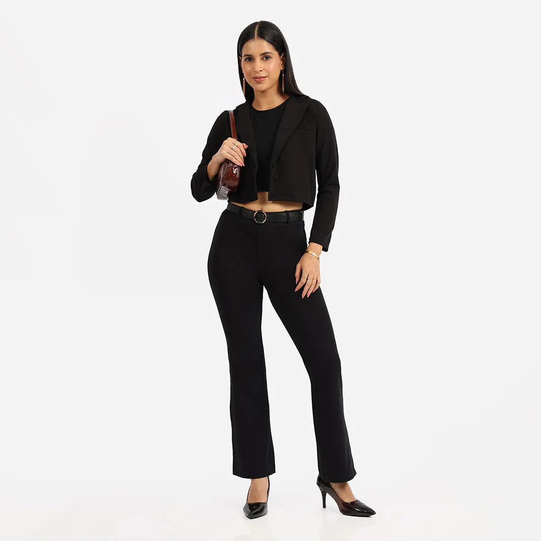 AM:PM Air Flare Trousers - Cotton