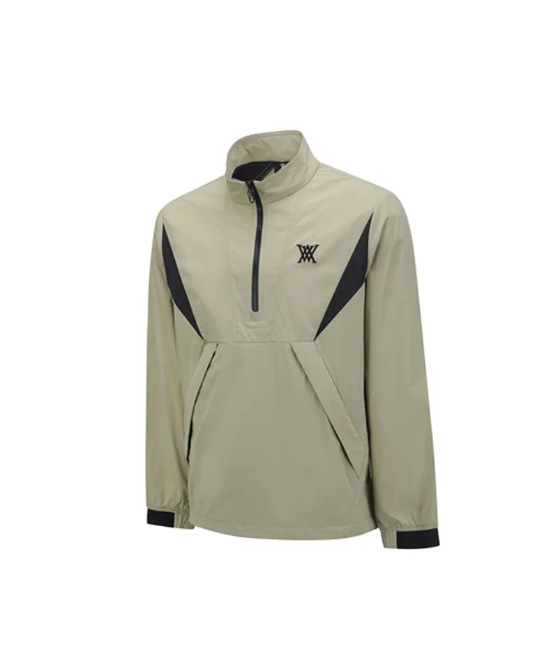 Anew Golf Men's SP Incision Anorak Jacket - Beige