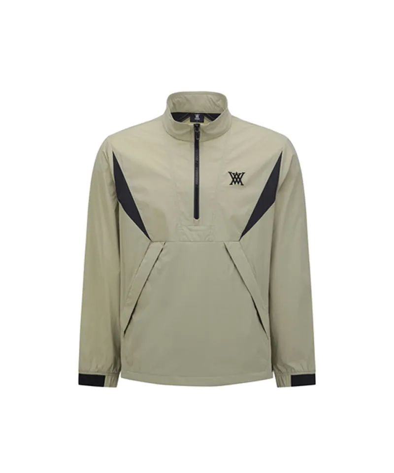 Anew Golf Men's SP Incision Anorak Jacket - Beige