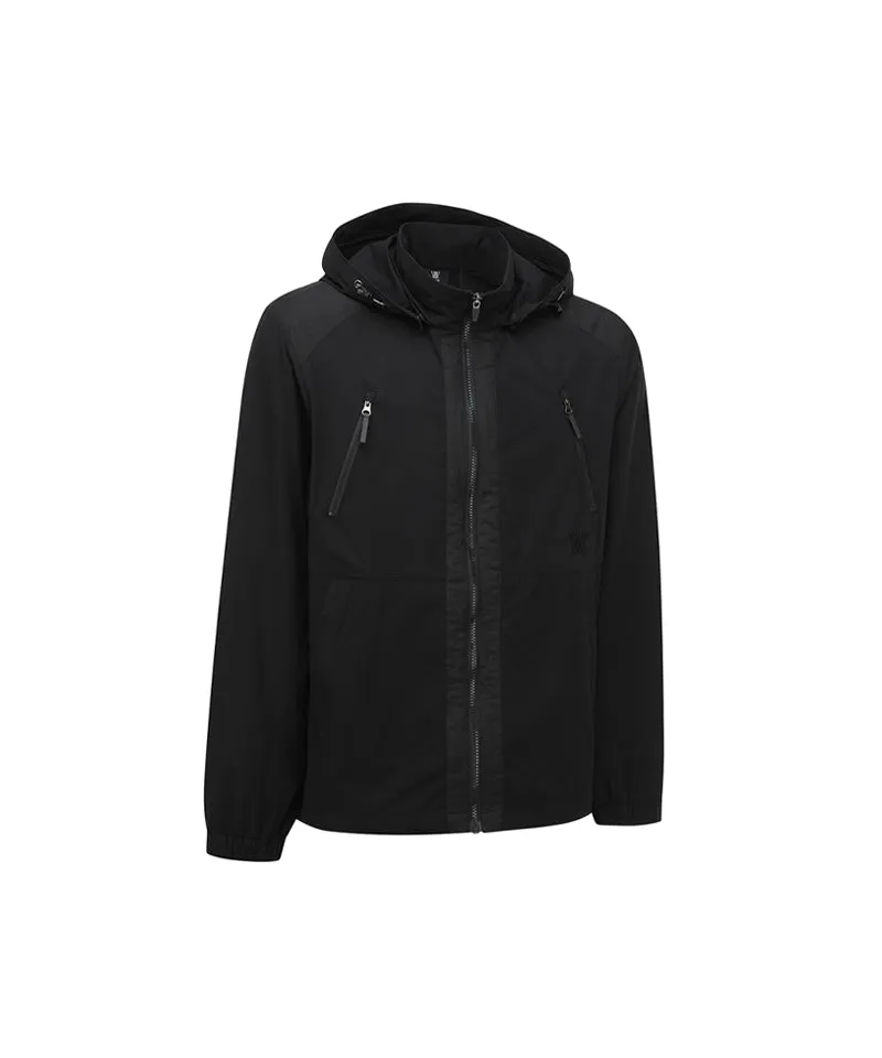 Anew Golf Men's SP Rib Patch Ma - 1 Jacket - Black