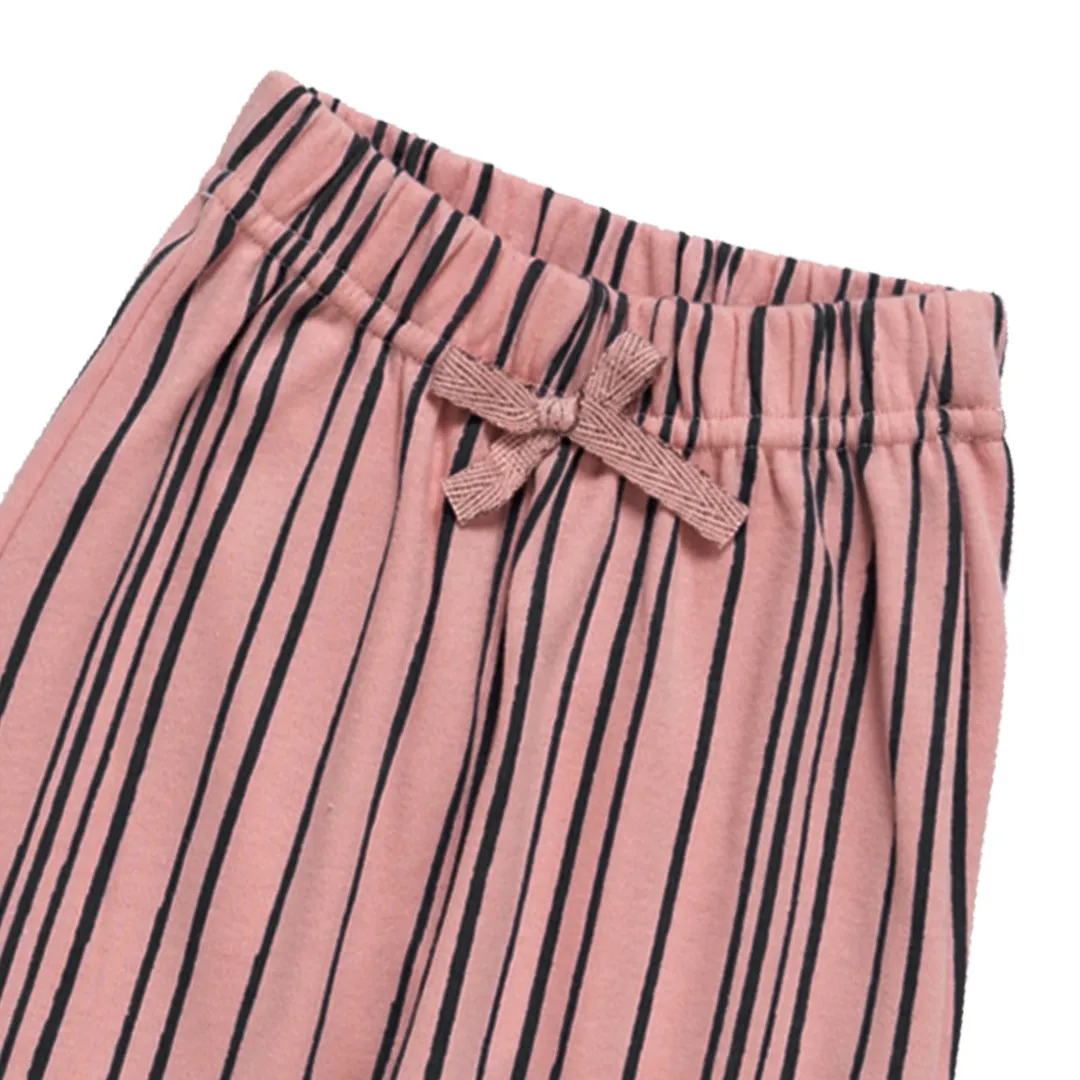 Artie - Super Stripey Pink & Navy Baby Trousers