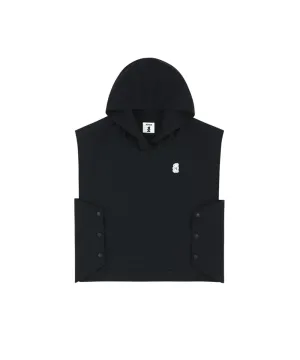 AVEN Nylon Hooded Vest - Black