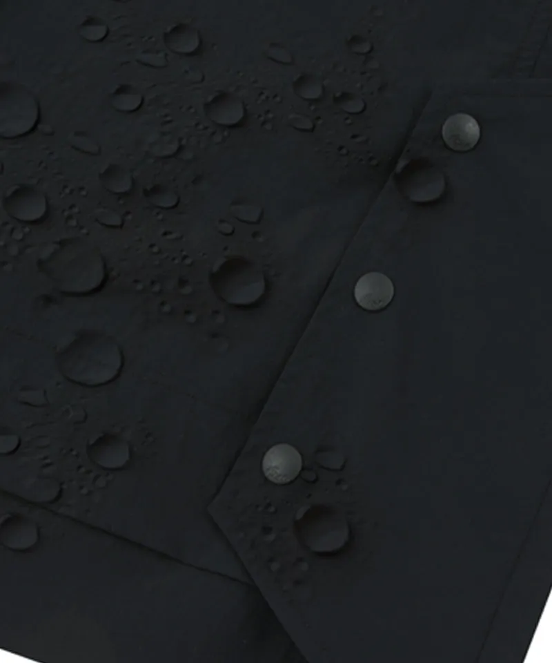AVEN Nylon Hooded Vest - Black