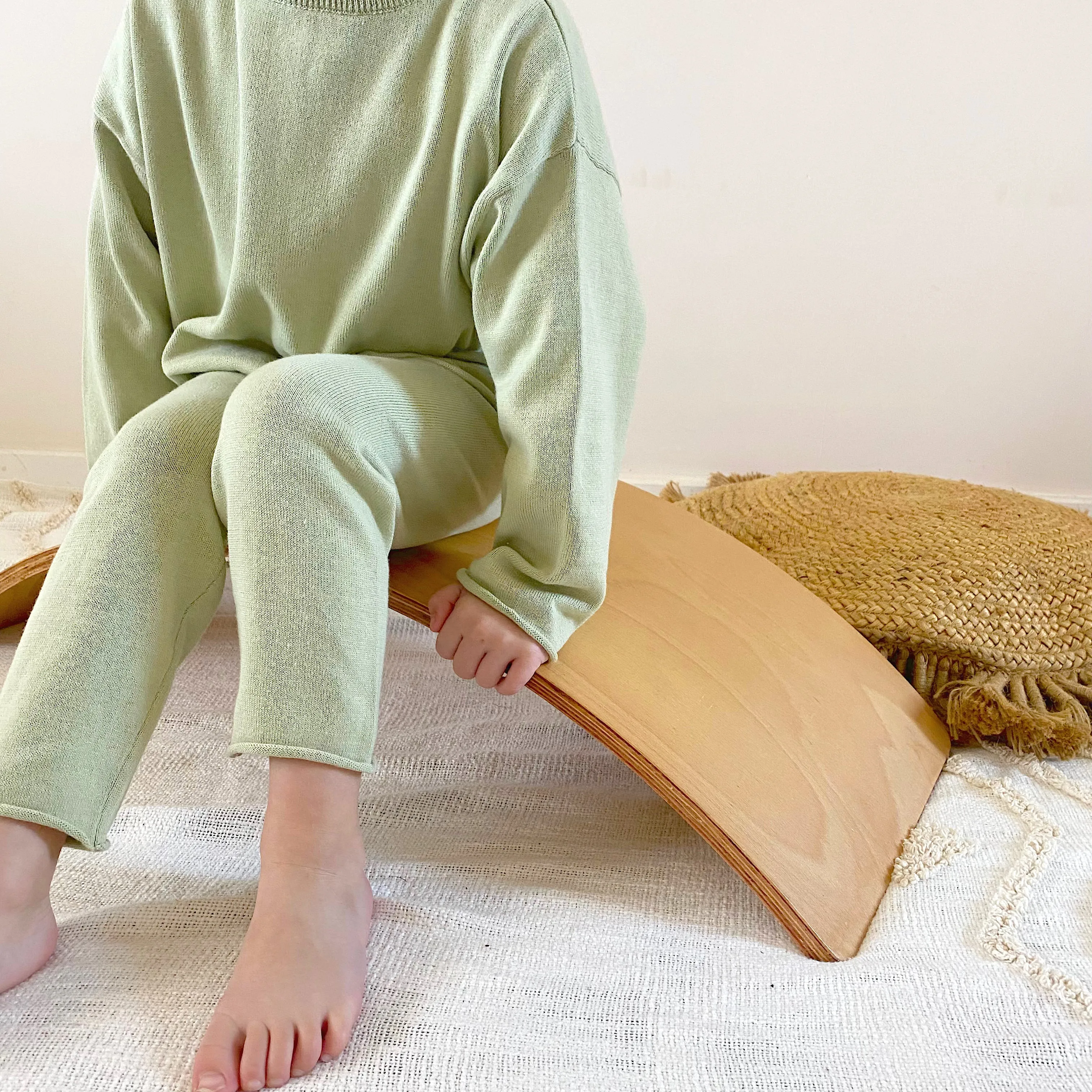Avocado  Crush | Knit Trousers