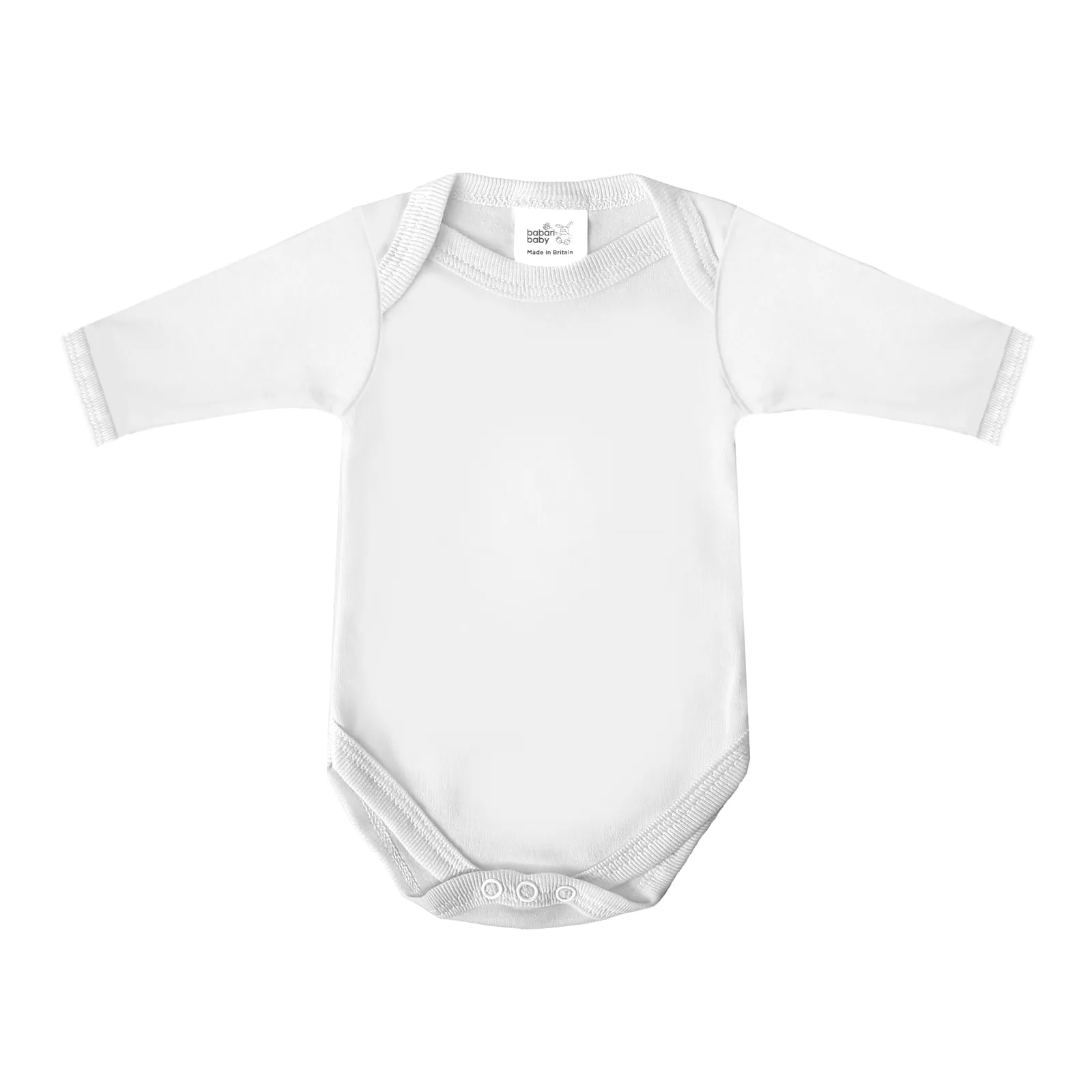 Baban Baby Long Sleeve Bodysuits - 3 Pack
