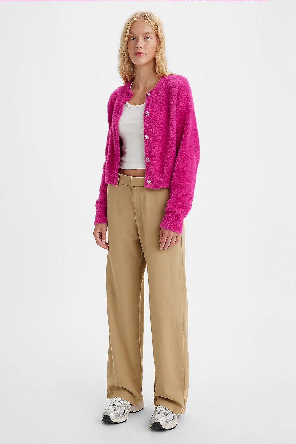 Baggy Trousers Unbasic Khaki Twill