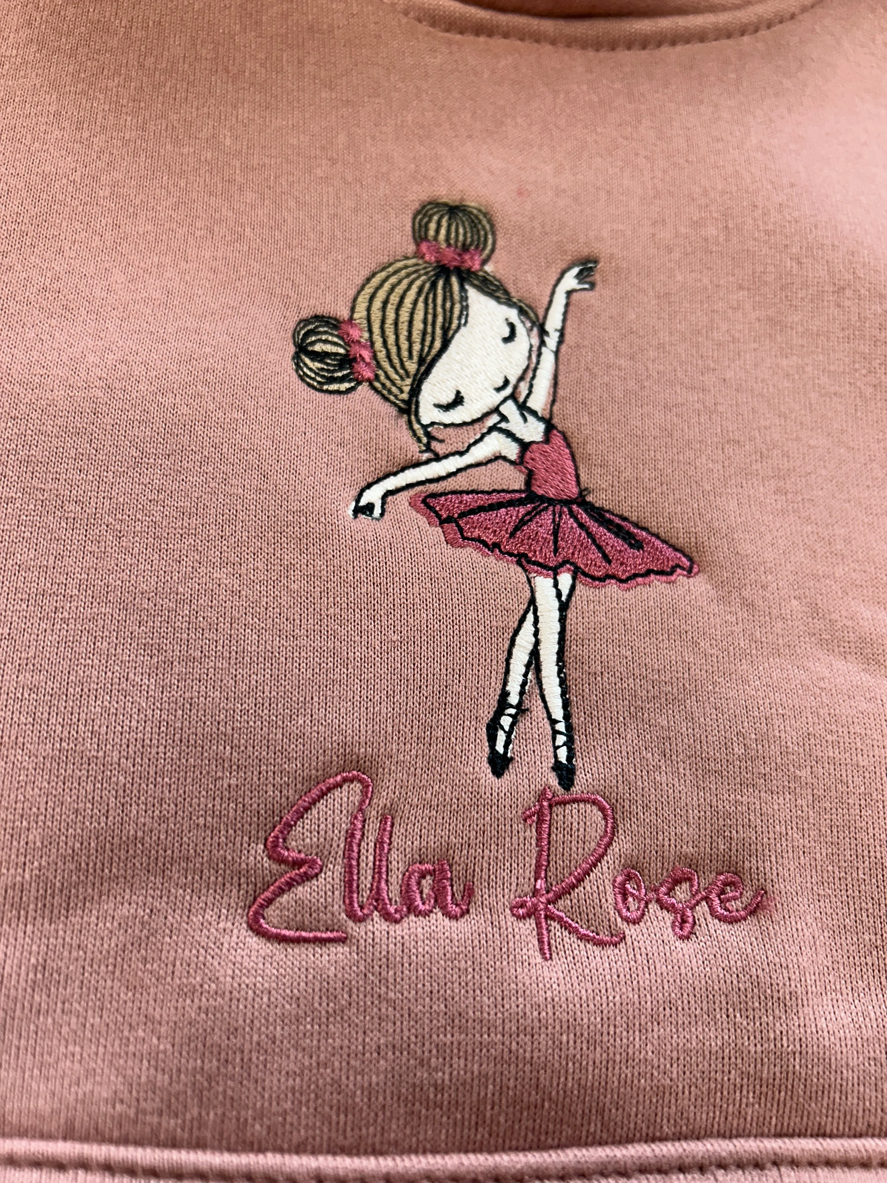 Ballerina Kids Hoodie tracksuit personalised set