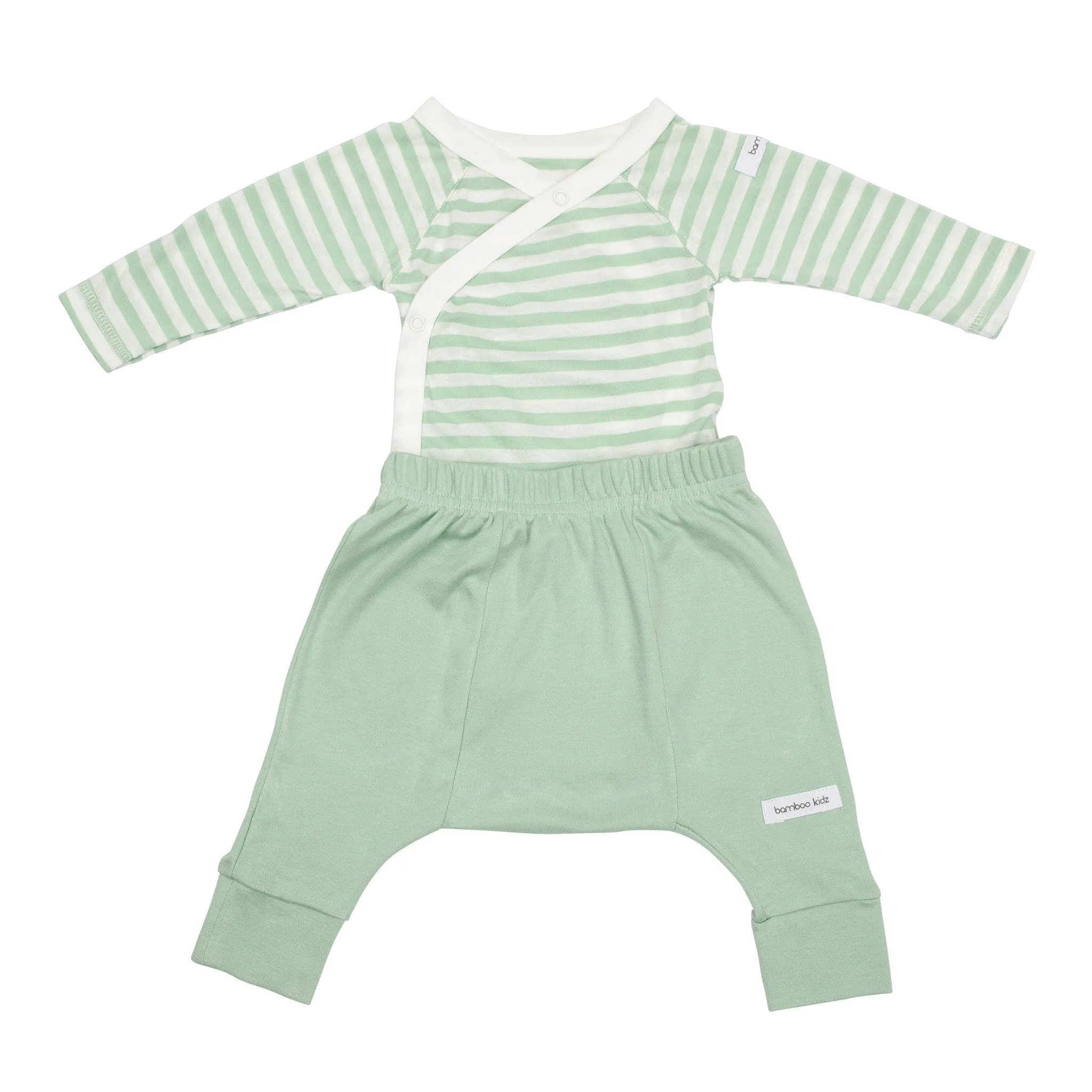 Bamboo Wrap Around Body - Light Blue Stripe