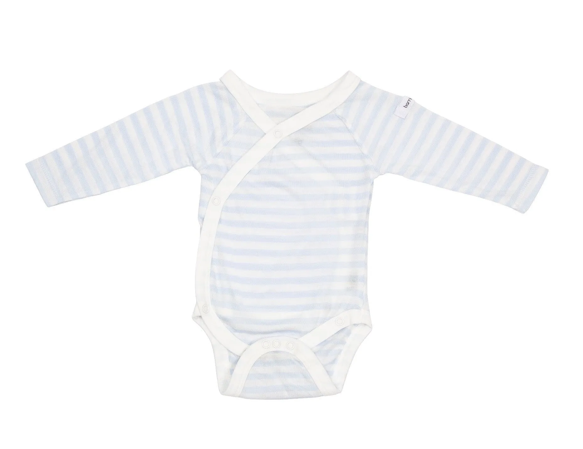 Bamboo Wrap Around Body - Light Blue Stripe