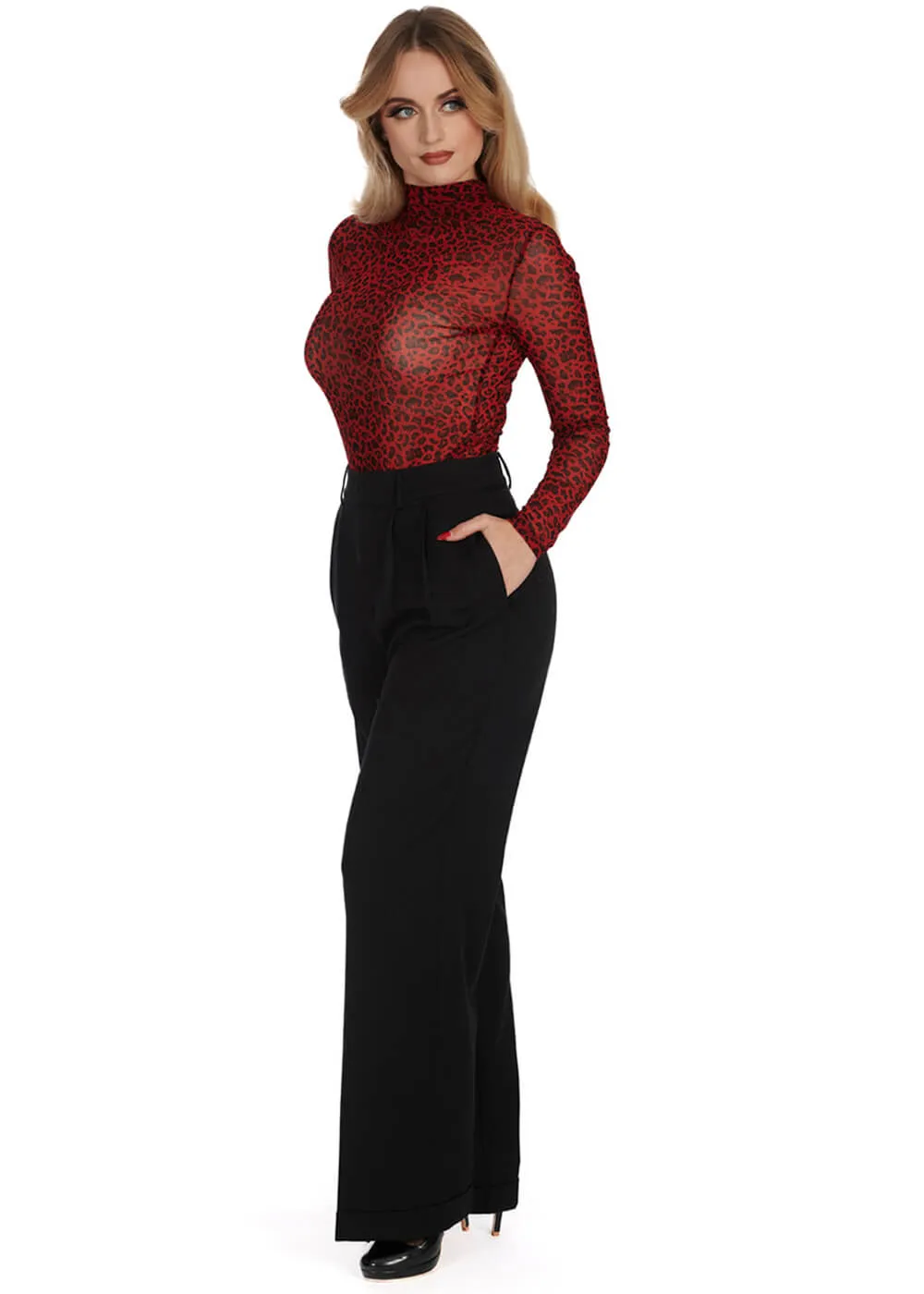 Banned Etta 40's Trousers Black