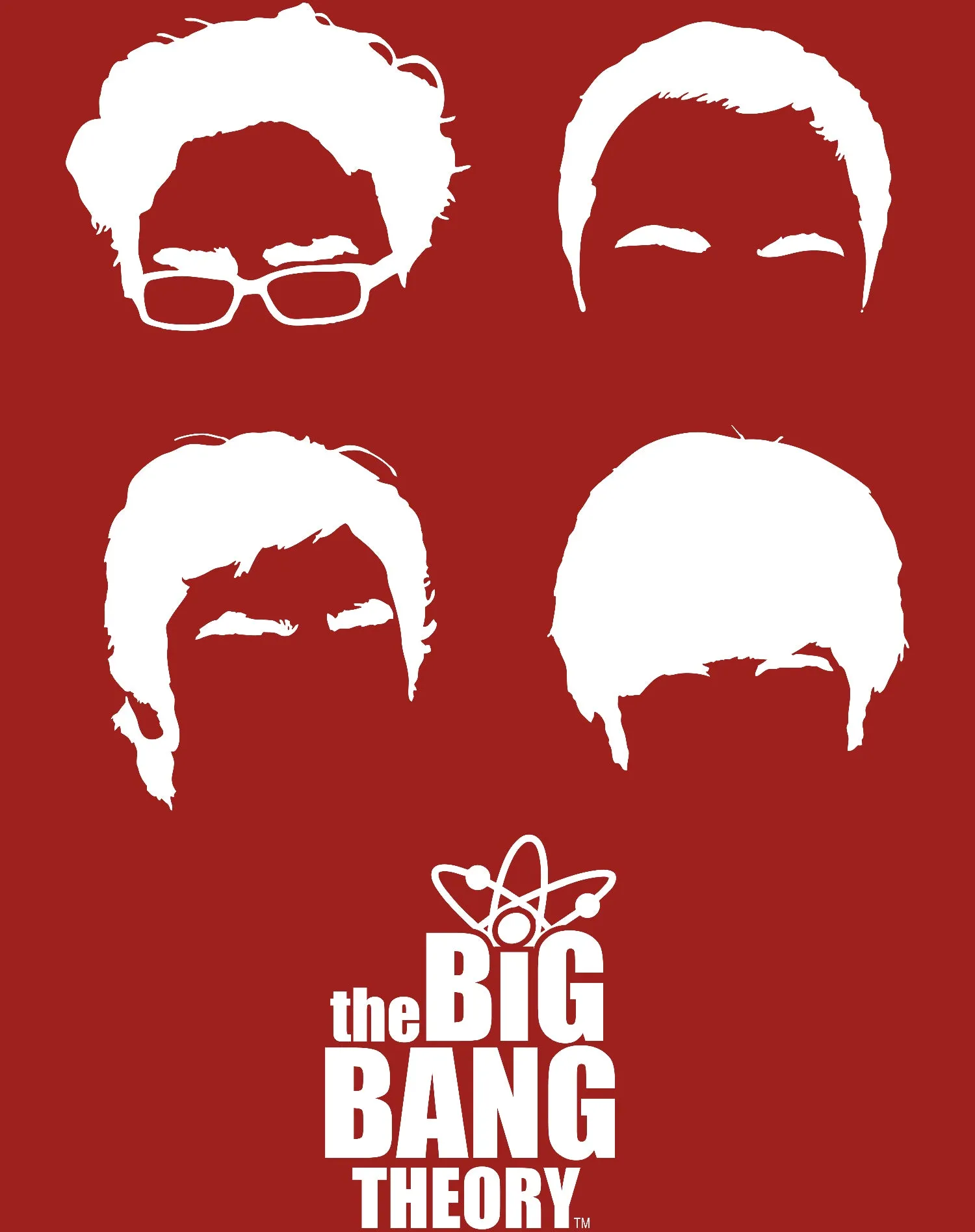 Big Bang Theory  Logo Group Hair Official Women's T-shirt
