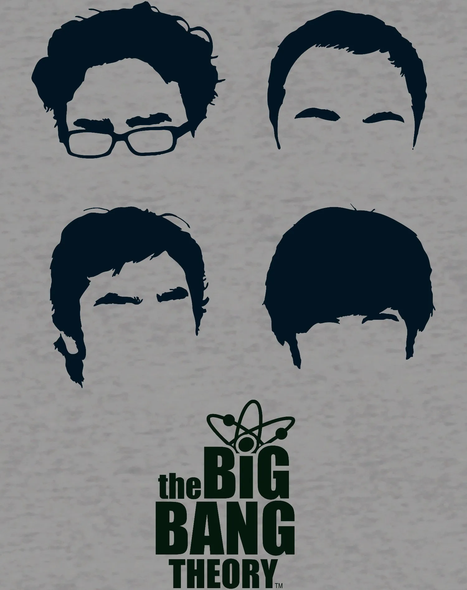Big Bang Theory  Logo Group Hair Official Women's T-shirt